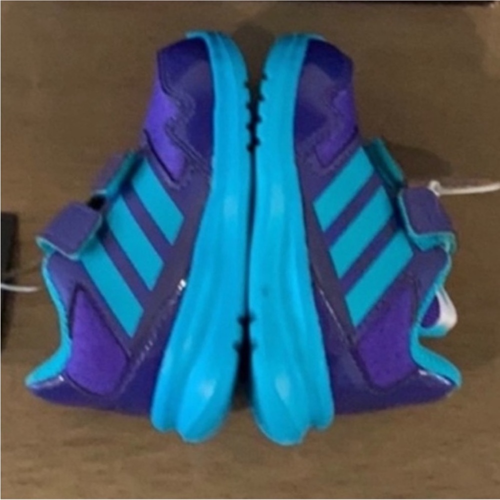 New authentic Adidas baby infant signature retro sneakers tennis shoes sz 4 - Picture 7 of 9